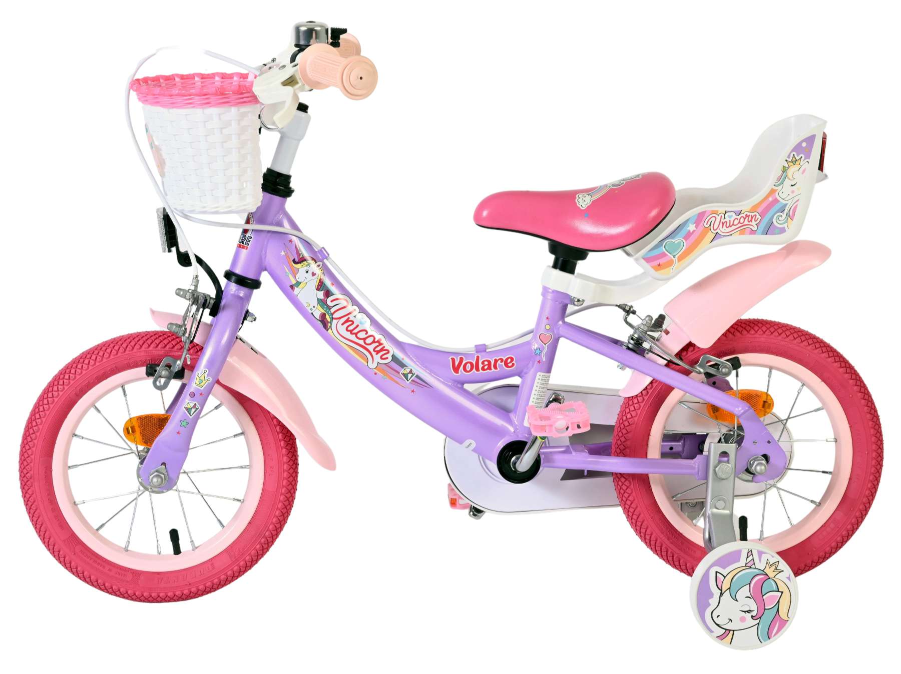 volare-unicorn-12-zoll-kinderfahrrad-lila-st-tzr-der image 7