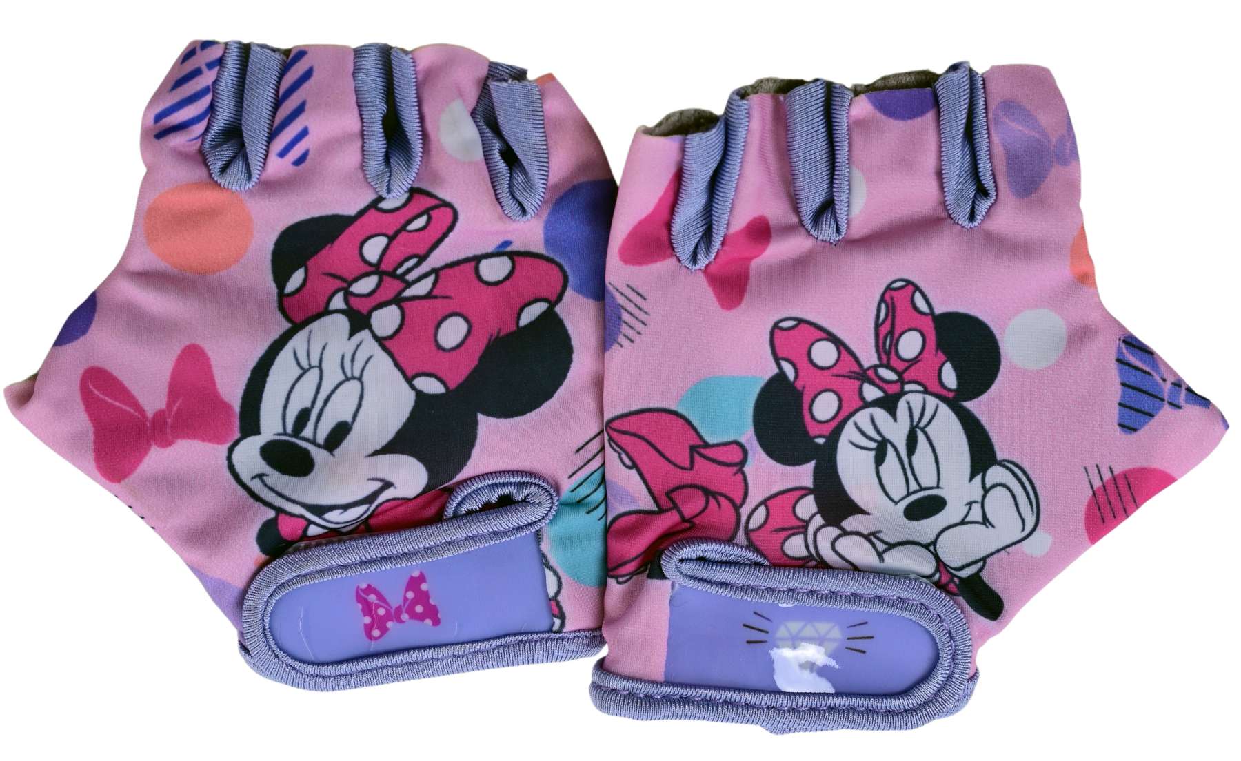 disney-minnie-fahrradhandschuhe-kinder-mit-klettverschluss image 1