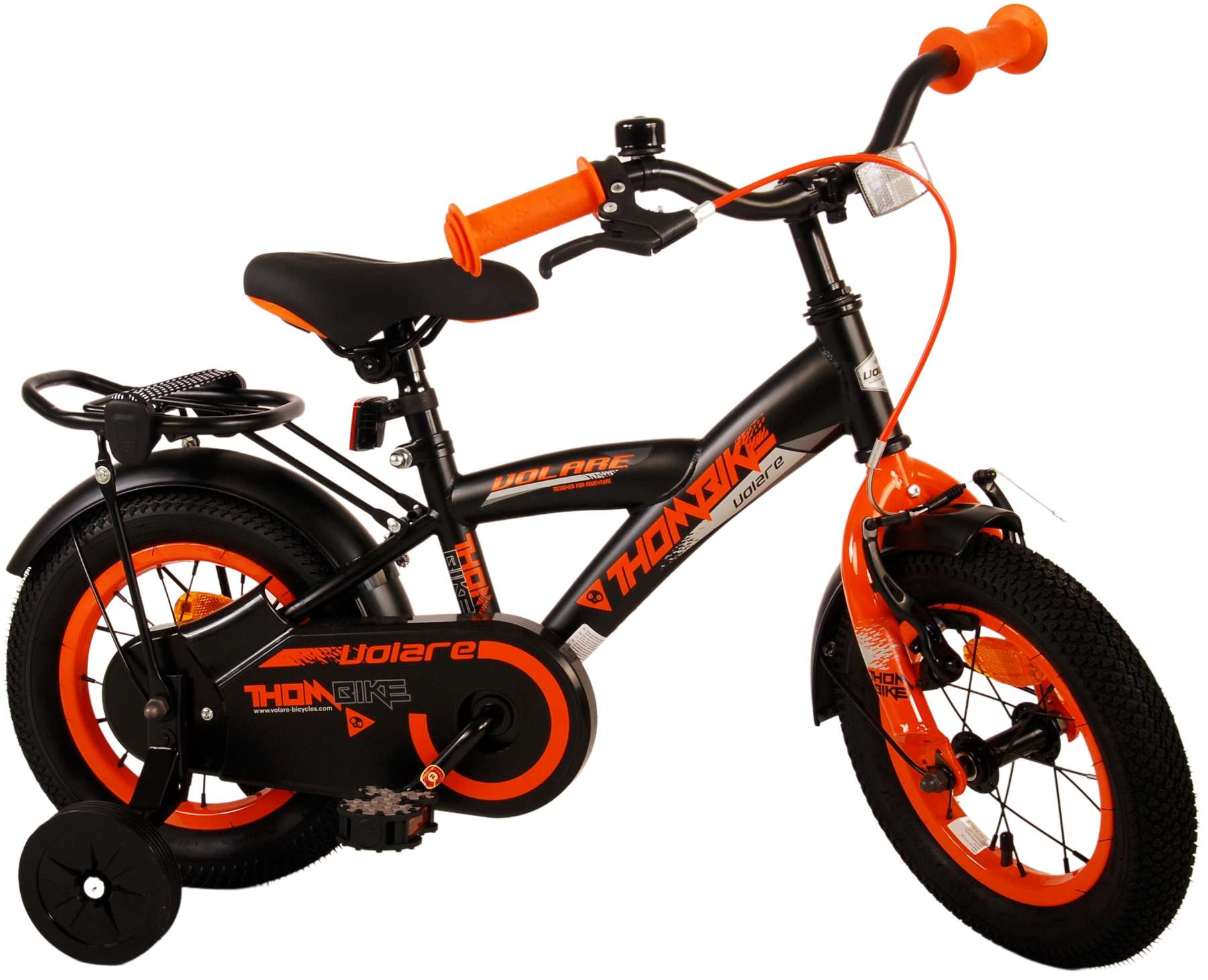 volare-thombike-12-zoll-kinderfahrrad-schwarz-orange-jungen image 3