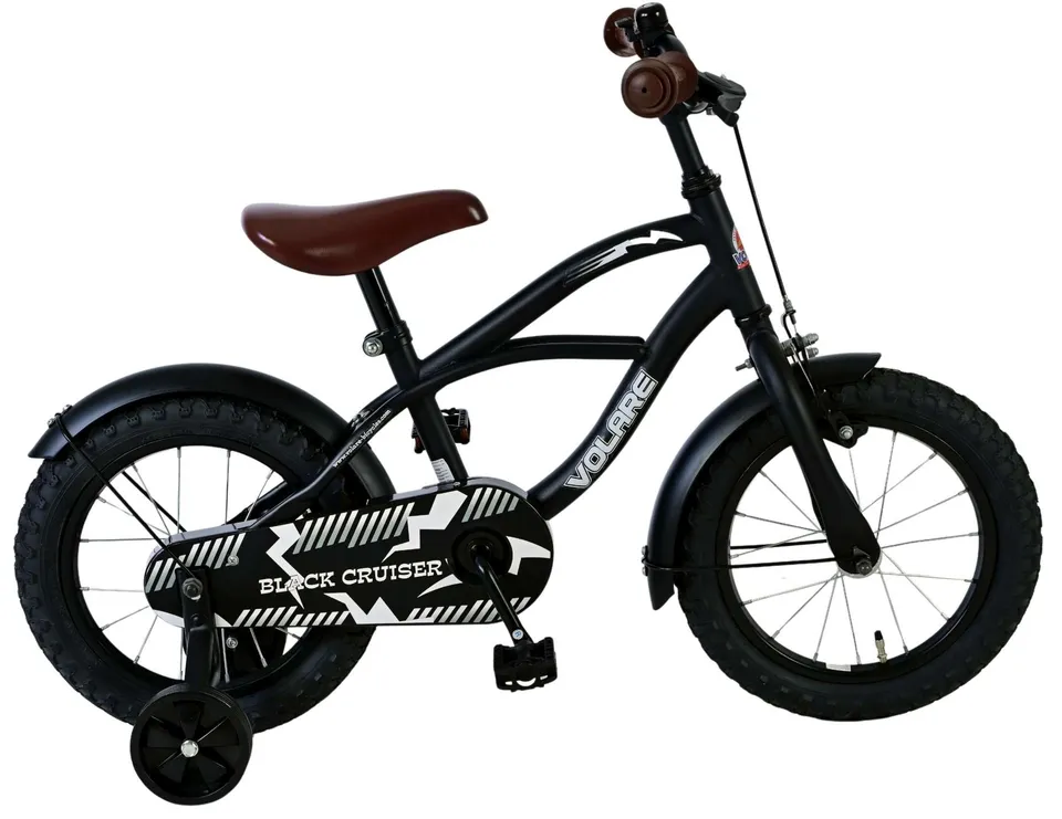 volare-black-cruiser-14-zoll-kinderfahrrad-schwarz-st-tzr-der-2 image 1