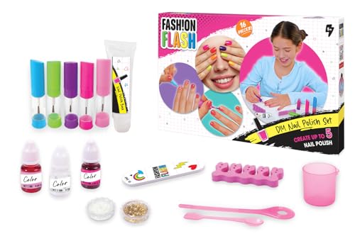 simba-fashion-flash-diy-nagellack-set-5-fl-schchen-mit-glitzer image 2