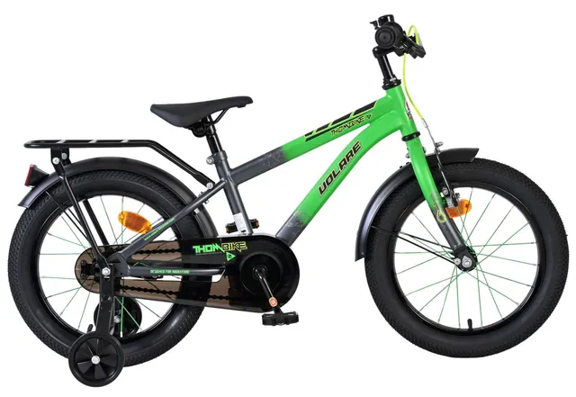 volare-thombike-16-zoll-kinderfahrrad-jungen-gr-n-grau-r-cktritt image 1