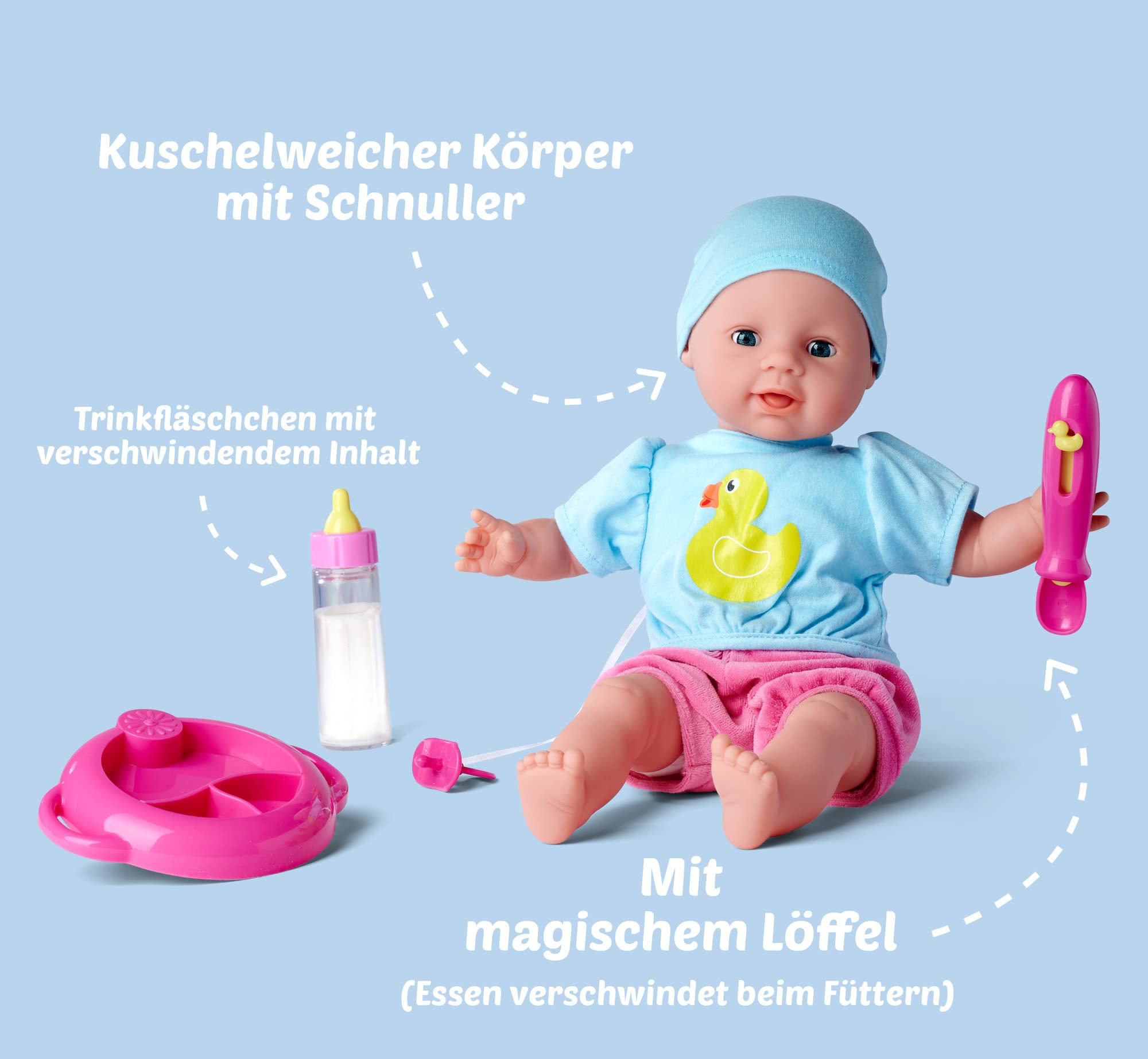 simba-laura-hungry-babypuppe-38-cm-mit-fl-schchen image 6
