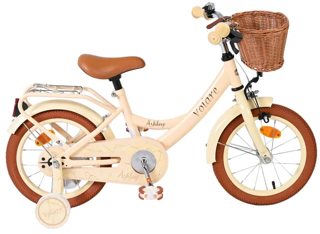 volare-ashley-14-zoll-kinderfahrrad-creme-mit-korb image 1