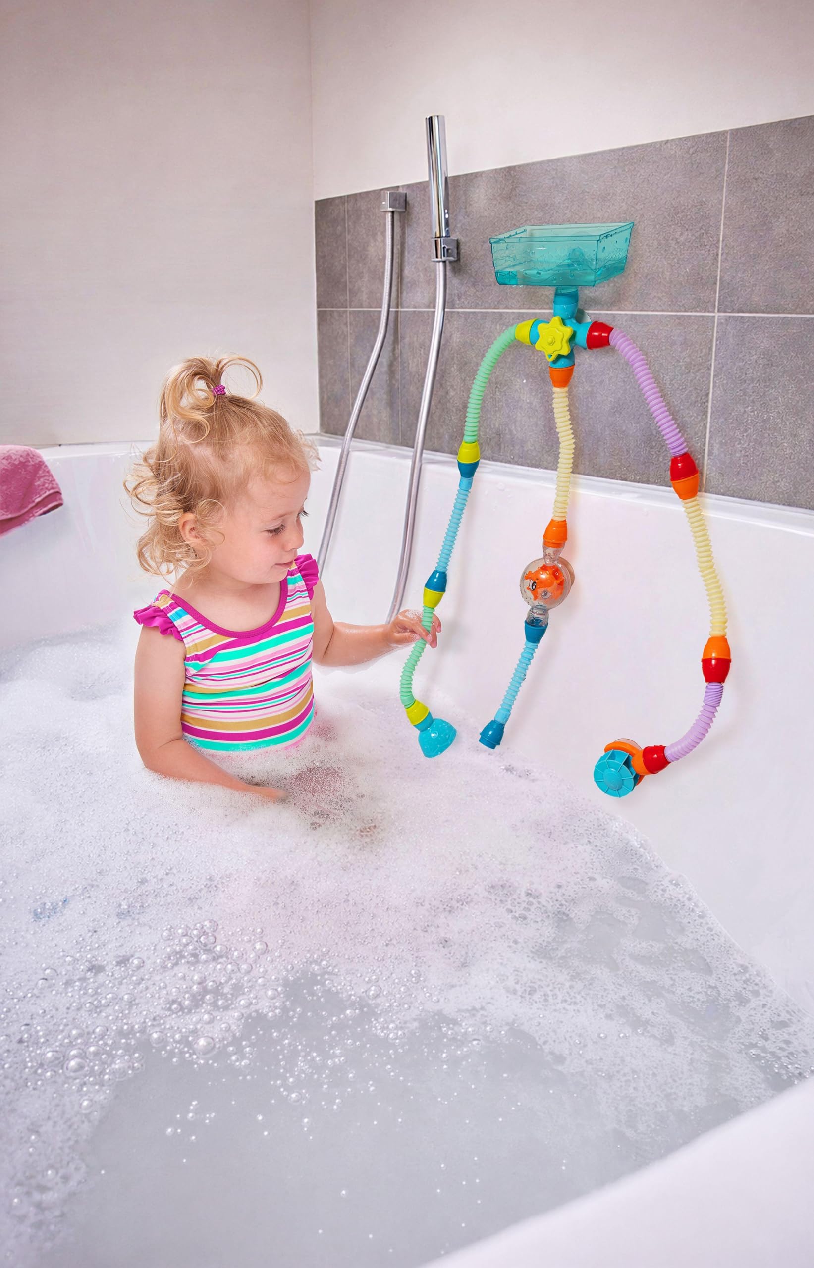 simba-waterzone-abc-tub-tubes-badespielzeug-15-tlg-mit-r-hren image 2