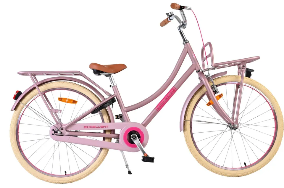volare-excellent-24-zoll-kinderfahrrad-matt-rosa-schloss image 1