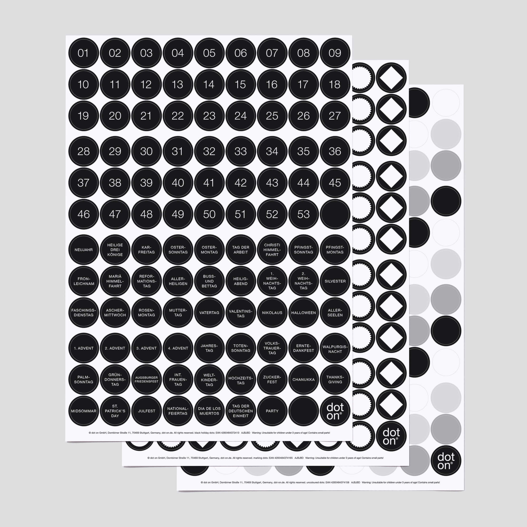 dot-on-essential-dots-black-klebepunkte-20-mm-3er-set image 1