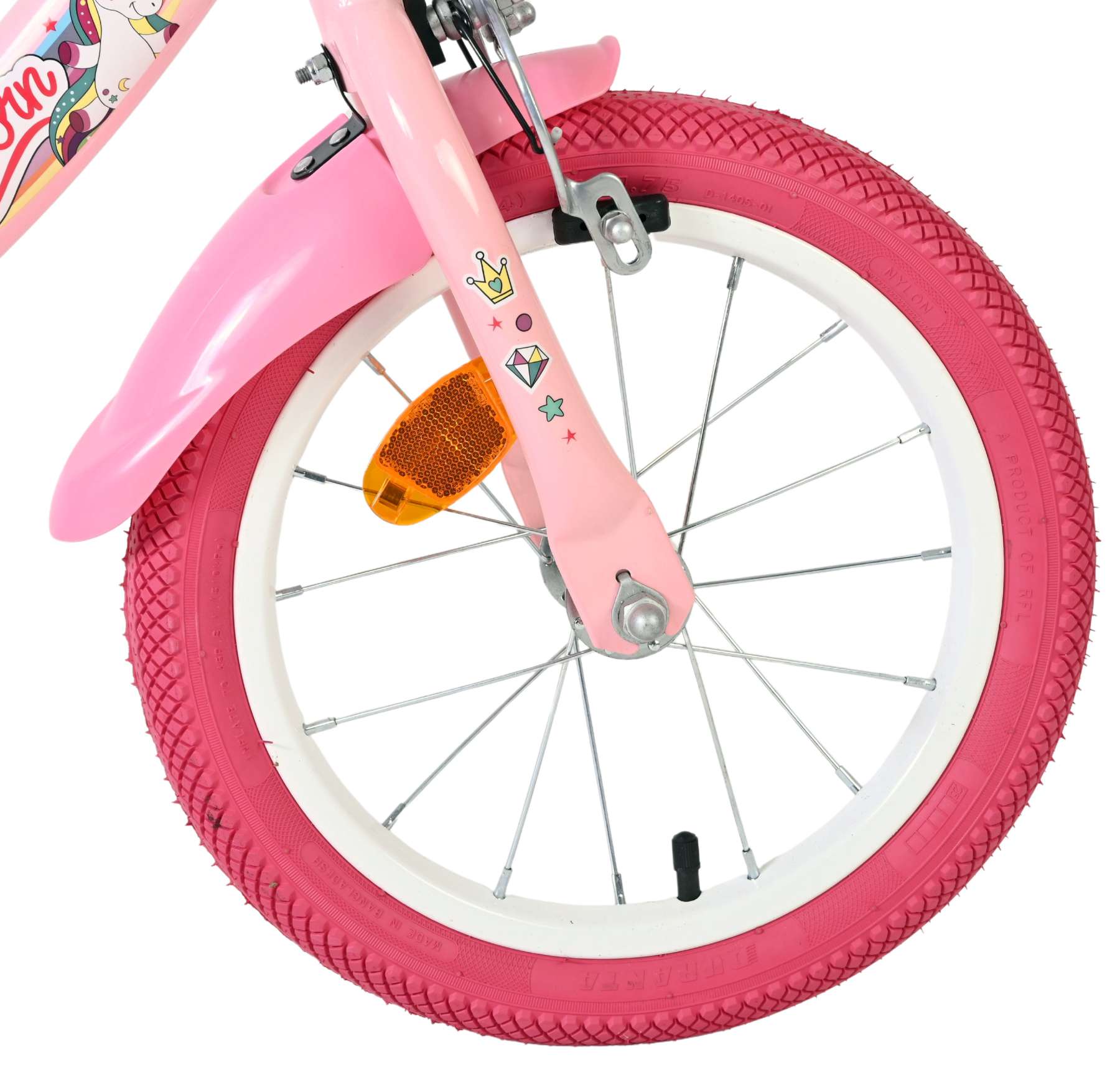 volare-unicorn-kinderfahrrad-14-zoll-rosa-einhorn image 3
