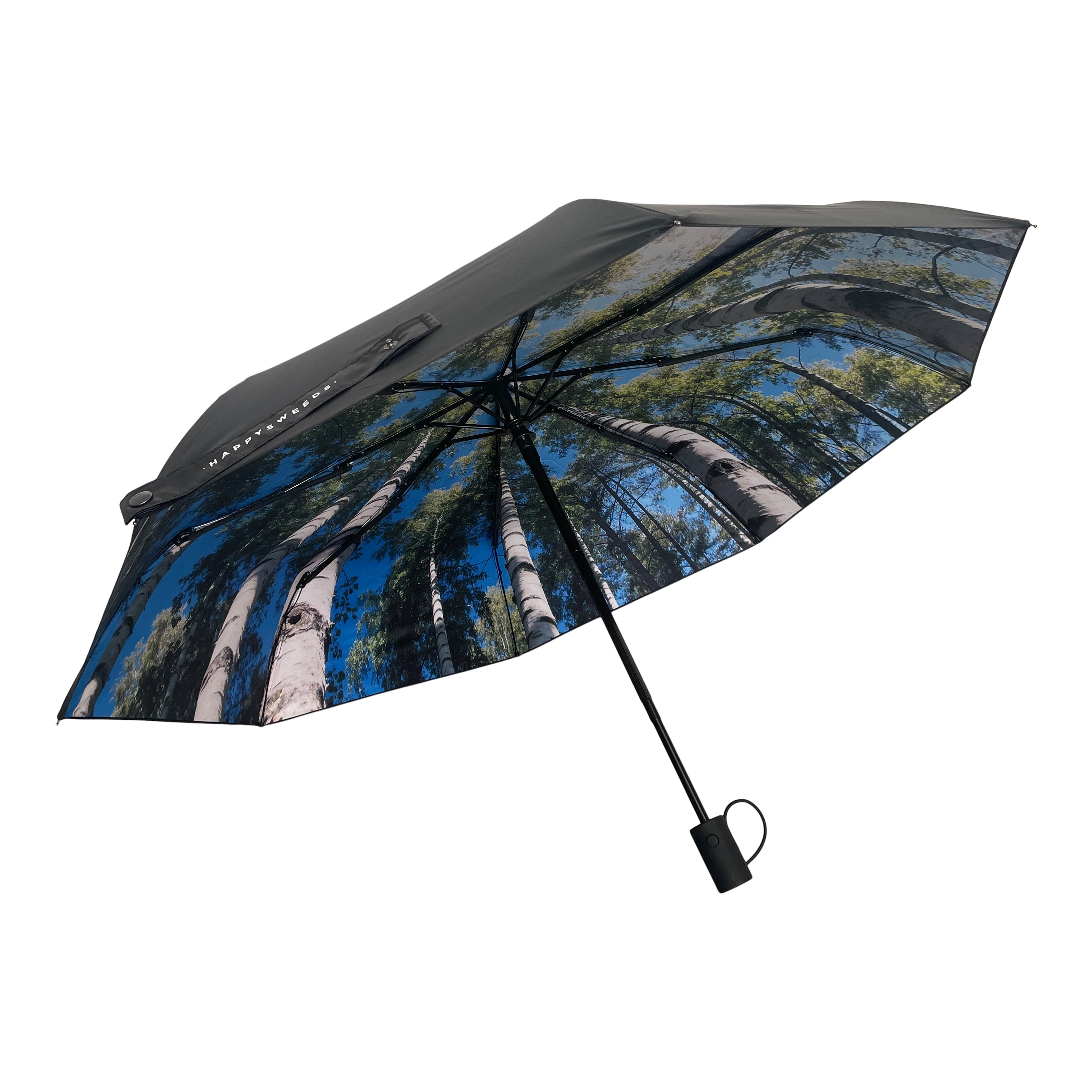 happysweeds-woods-taschenschirm-kompakt-winddicht-upf50 image 1