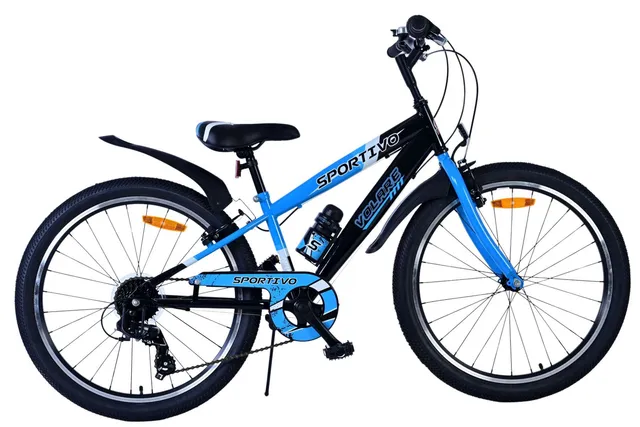 volare-sportivo-24-zoll-kinderfahrrad-jungen-schwarz-blau-7-gang image 1
