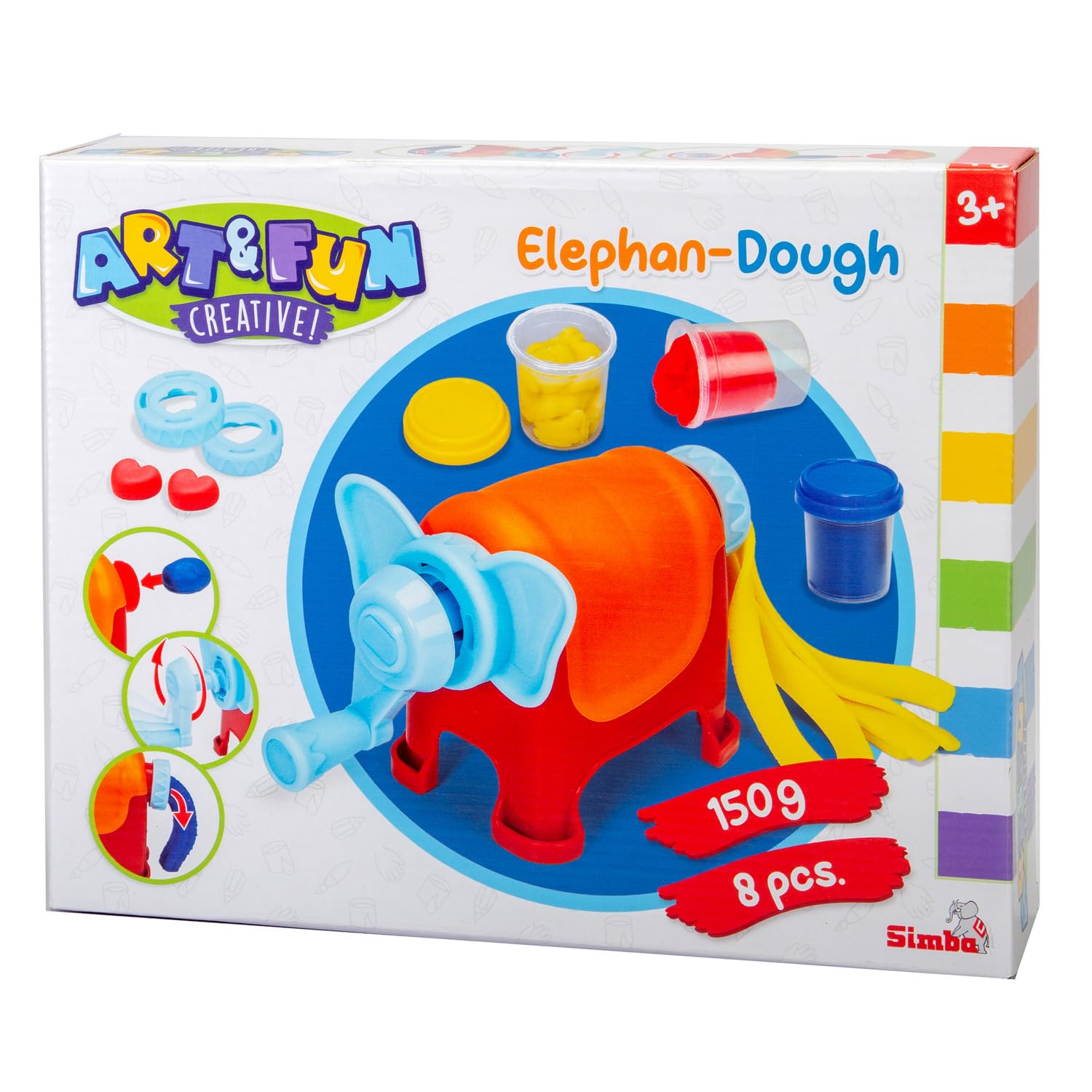 simba-art-fun-elephan-dough-knetset-8-teilig-3x50-g image 7