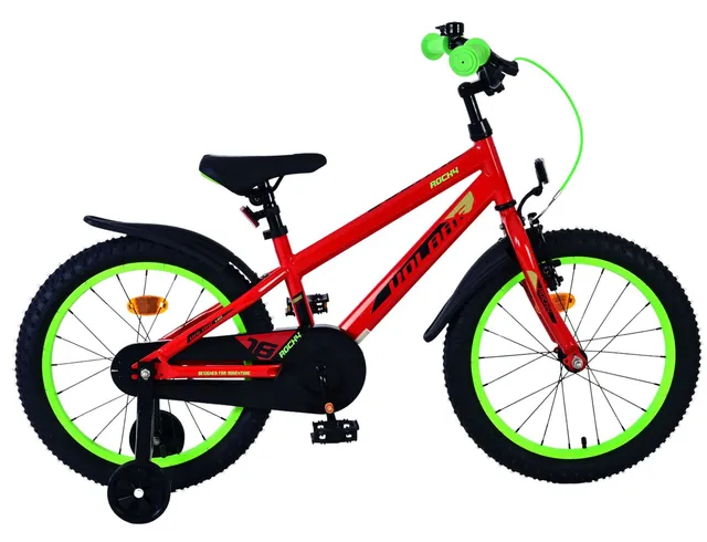 volare-rocky-18-zoll-kinderfahrrad-jungen-rot-mit-r-cktritt image 1