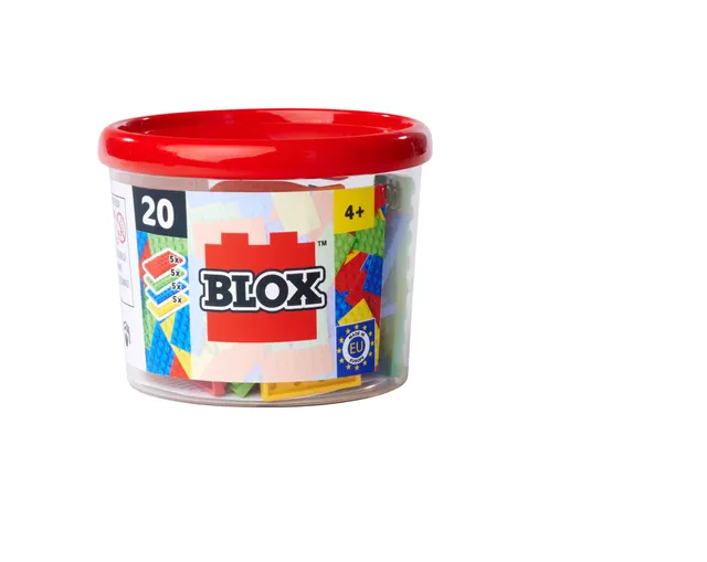 simba-blox-bauplatte-20-platten-32-noppen-4-farben-ab-3-jahren image 1