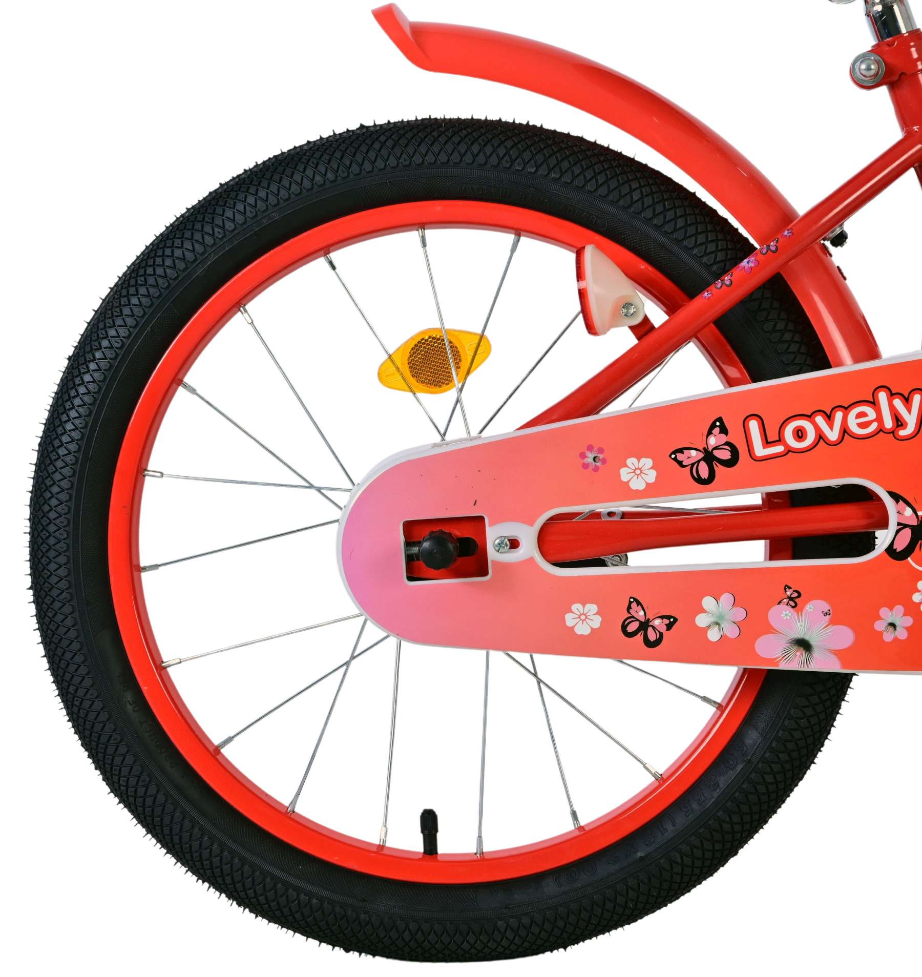 volare-lovely-18-zoll-kinderfahrrad-rot-korb-schmetterling image 2
