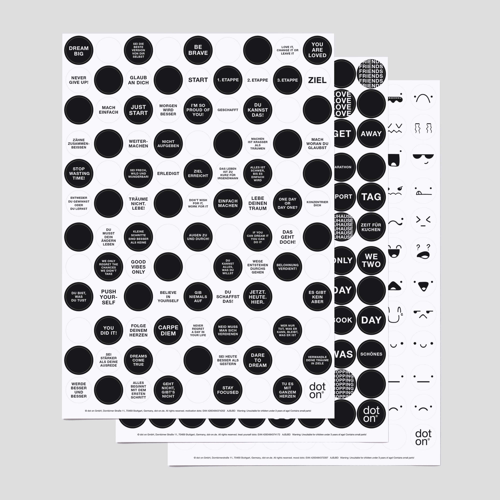 dot-on-selfcare-dots-klebepunkte-20-mm-3er-set-achtsamkeit image 1