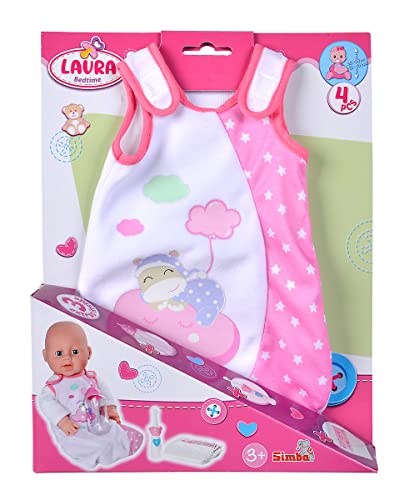 simba-laura-gute-nacht-puppenzubeh-r-4-teilig-mit-schlafsack image 6