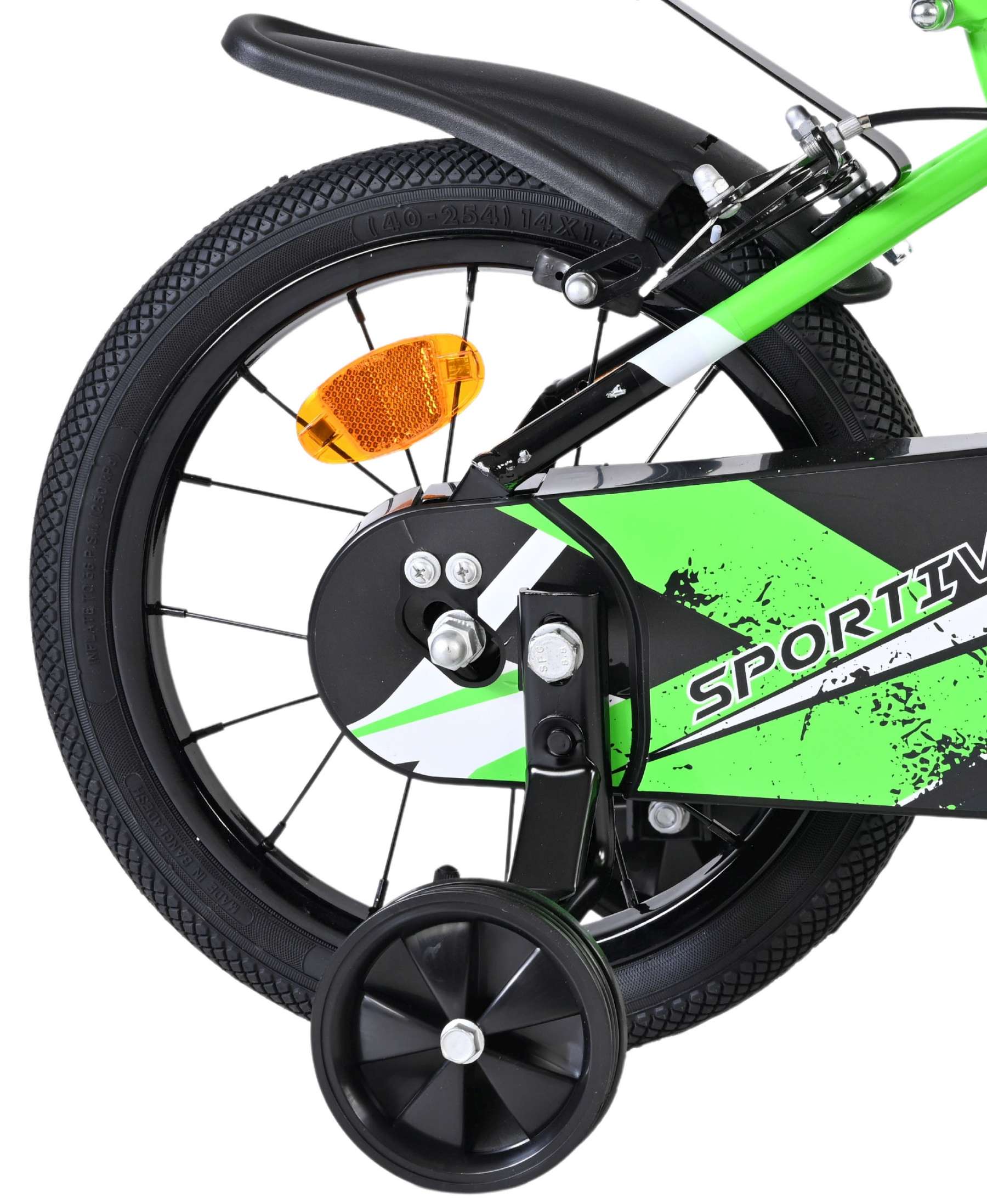 volare-sportivo-kinderfahrrad-14-zoll-gr-n-handbremsen image 2