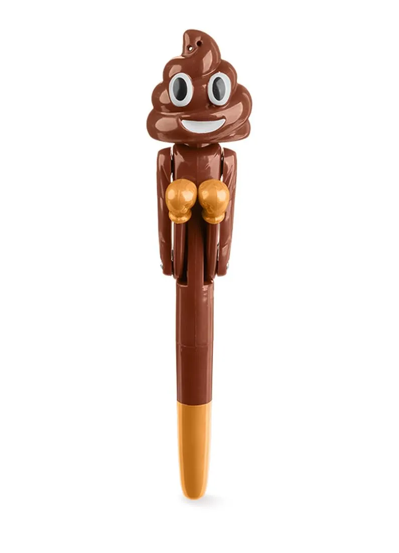 trendhaus-holy-shit-battle-box-kuli-poo-kugelschreiber-blau-19-cm image 1