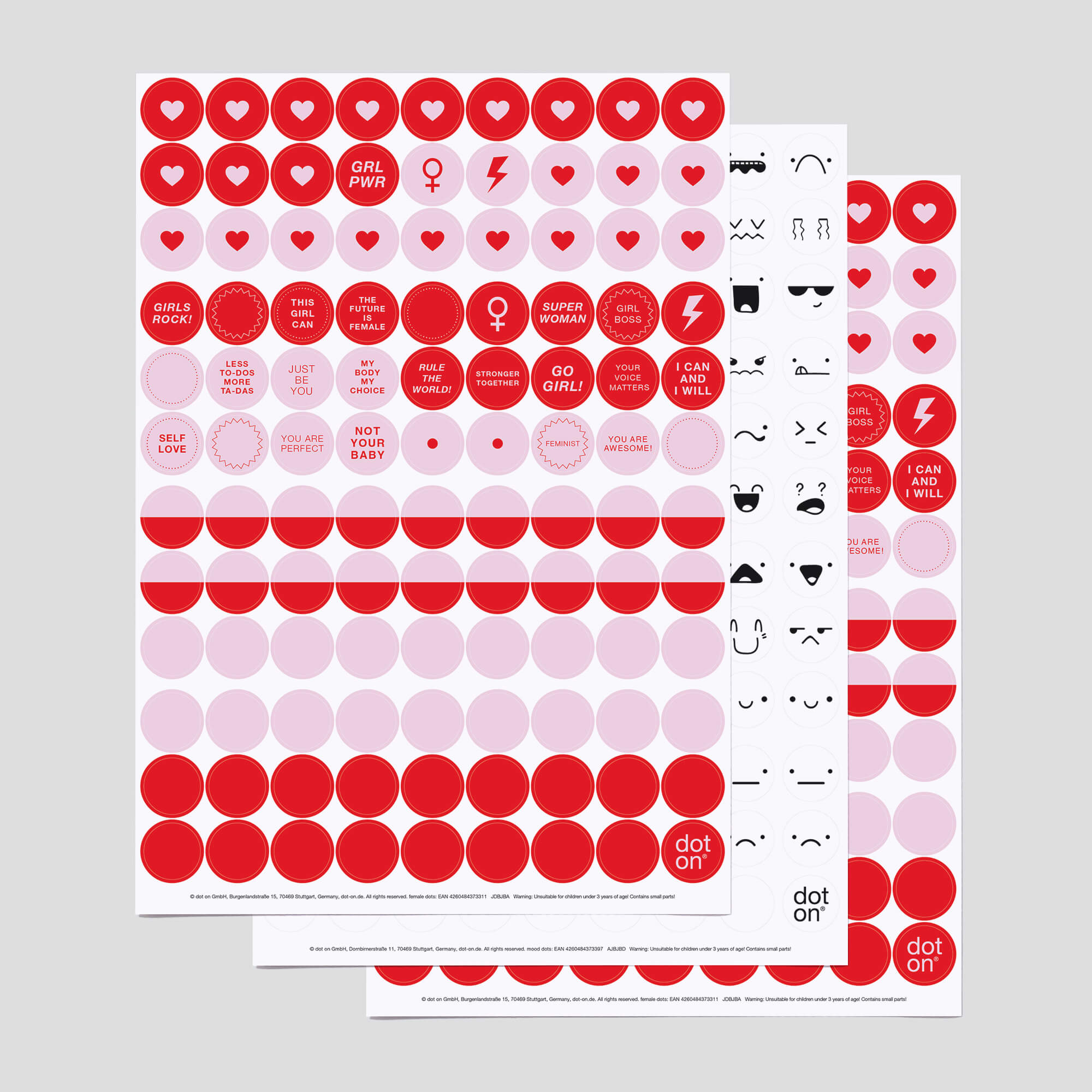 dot-on-feminine-dots-klebepunkte-20-mm-zyklus-3er-set image 1