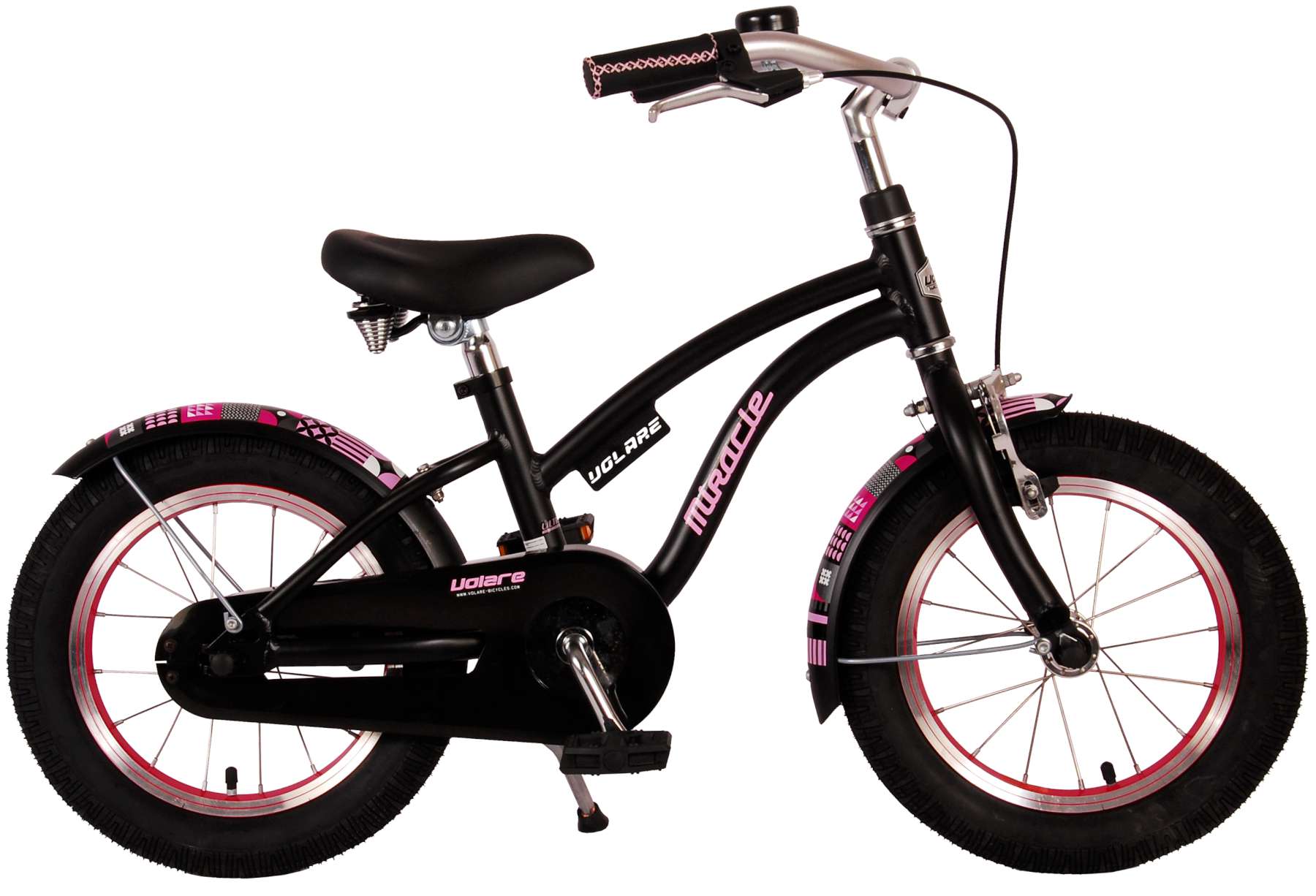 volare-miracle-14-zoll-kinderfahrrad-mattschwarz-alu-prime image 1