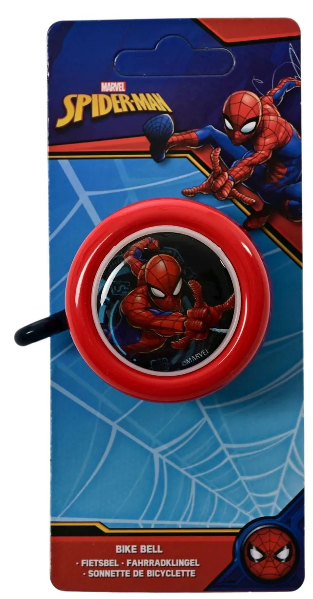 volare-spider-man-fahrradklingel-rot-metall-kinder image 1