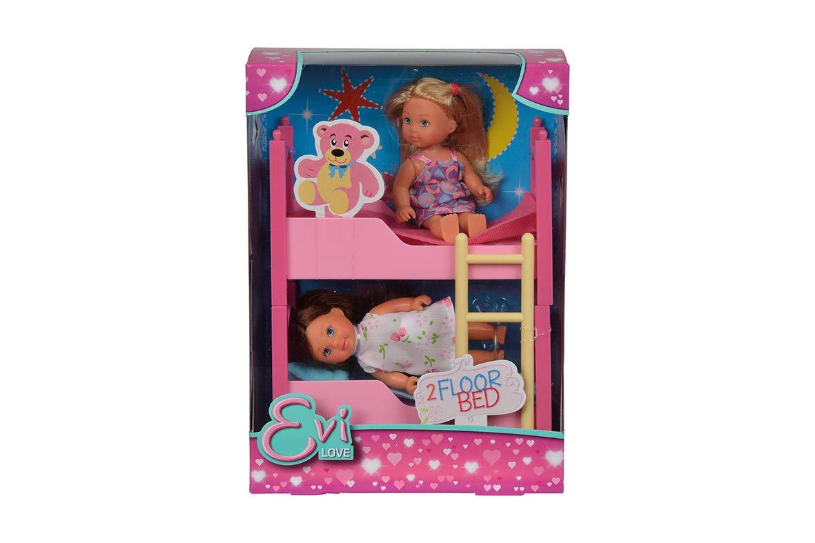 simba-evi-love-stockbett-puppen-12cm-2-evi-mit-bett image 4