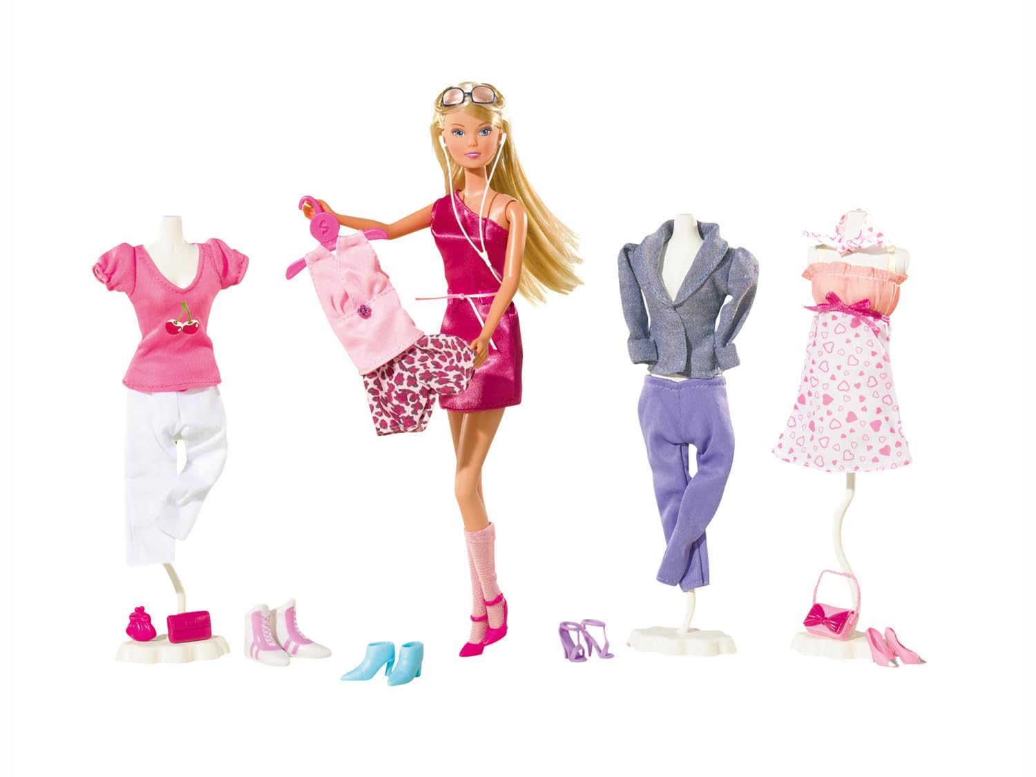 simba-steffi-love-mega-fashion-puppe-29-cm-45-teile image 1