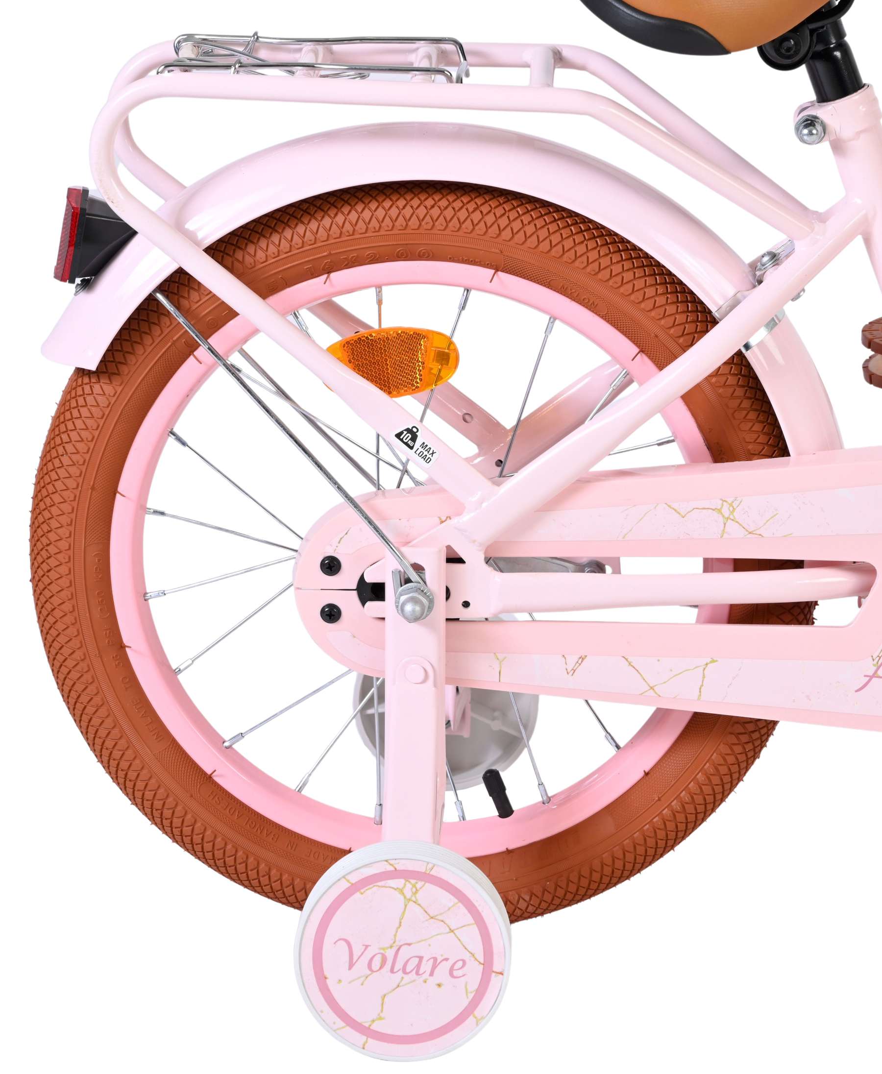 volare-ashley-16-zoll-kinderfahrrad-rosa-m-dchen-mit-st-tzr-dern image 2