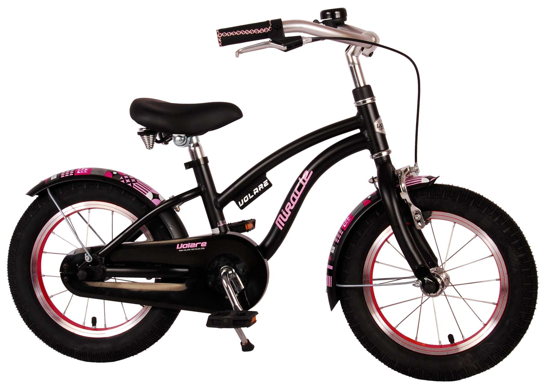 volare-miracle-14-zoll-kinderfahrrad-mattschwarz-alu-prime image 2