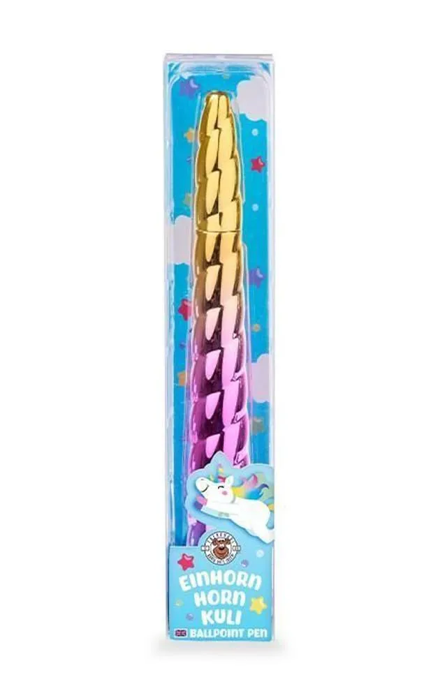 trendhaus-rainbow-power-969088-kugelschreiber-einhorn-blau-14-5-cm image 1