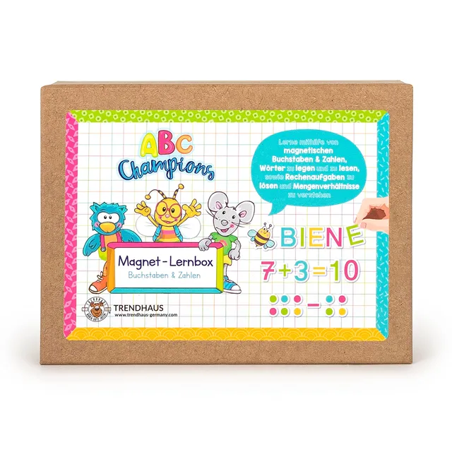 trendhaus-abc-champions-mini-magnettafel-buchstaben-zahlen image 1