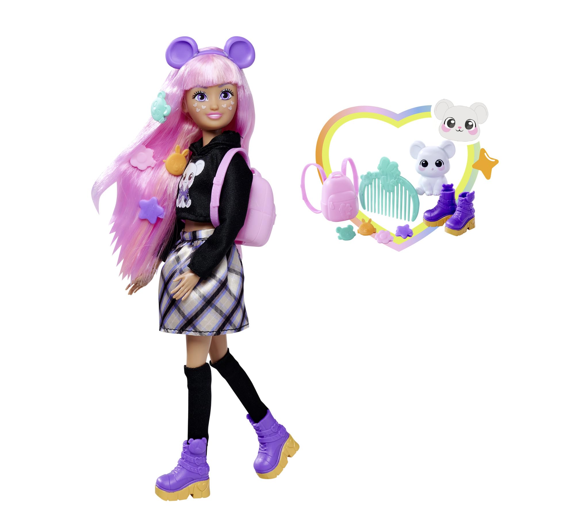 simba-kawaii-hi-cora-ankleidepuppe-26cm-mit-maus-ab-4-jahren image 2