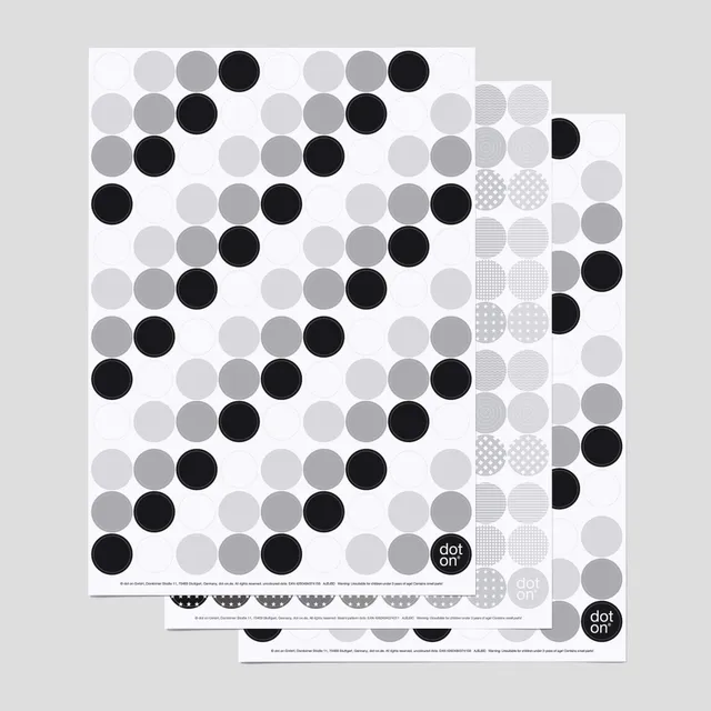 dot-on-black-white-dots-klebepunkte-20-mm-3er-set image 1