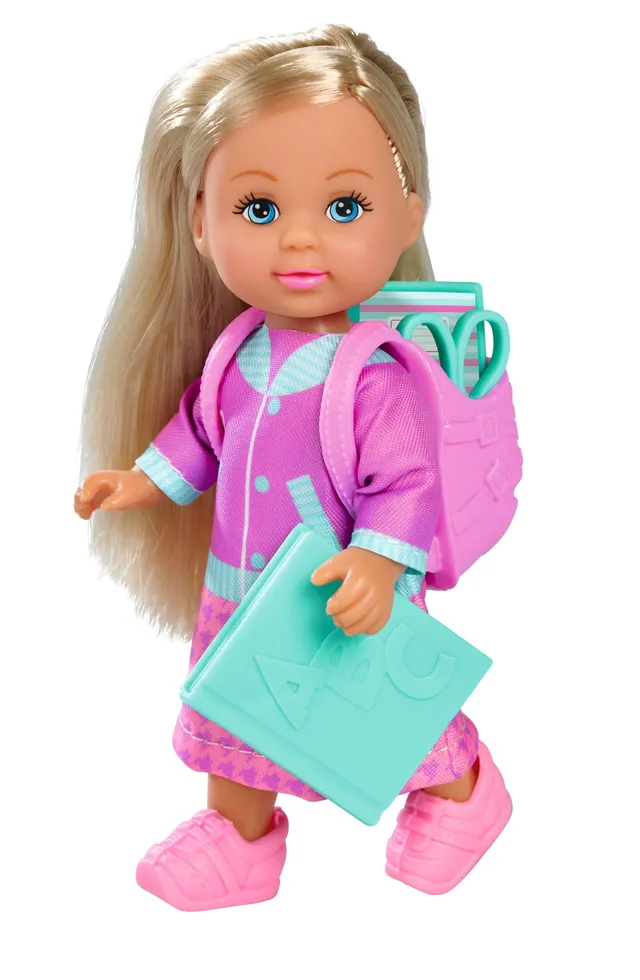 simba-evi-love-school-puppe-12-cm-mit-rucksack image 1