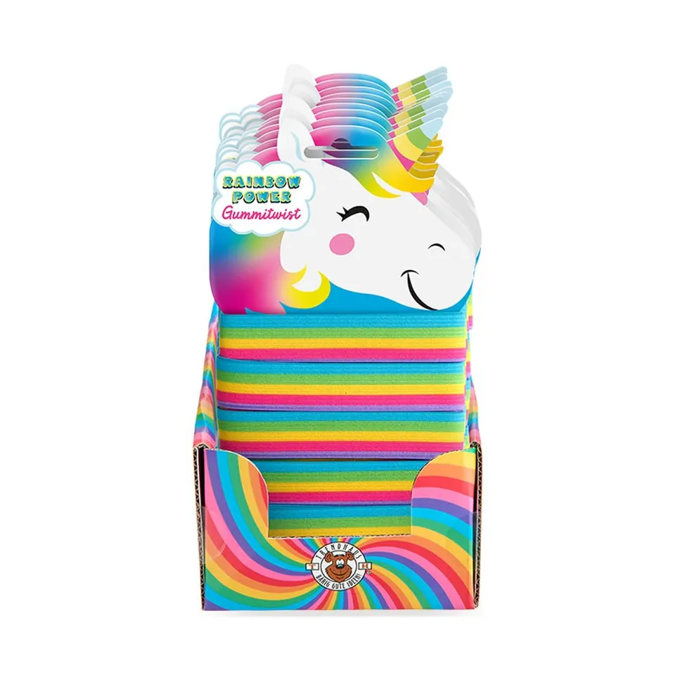 trendhaus-rainbow-power-gummitwist-regenbogen-5m image 1