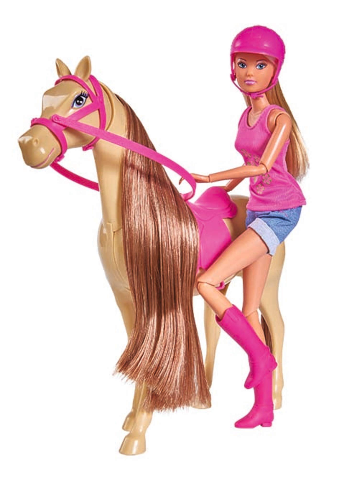 simba-steffi-love-lovely-horse-reiterin-29cm-mit-pferd image 2