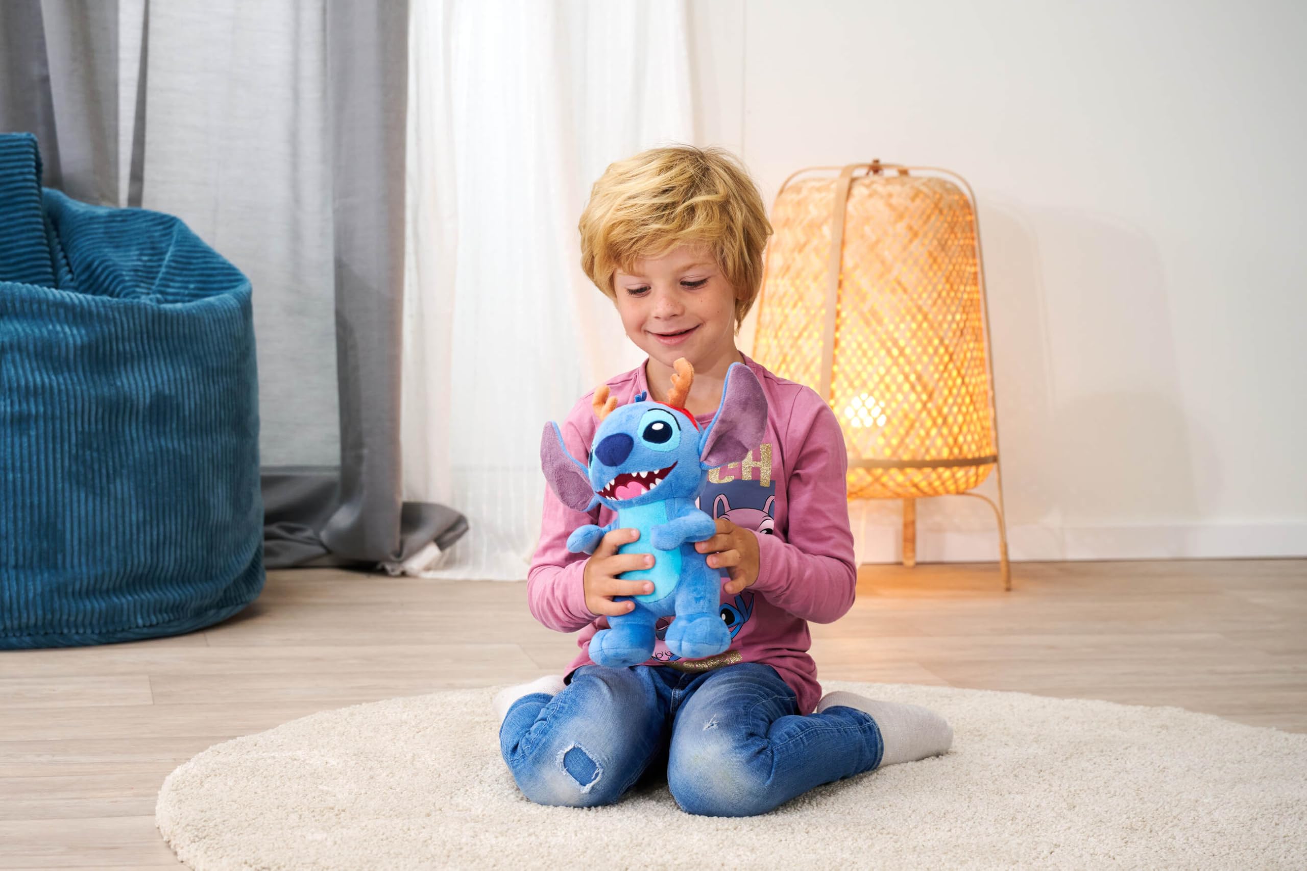 simba-disney-stitch-pl-sch-25-cm-mit-rentiergeweih image 5