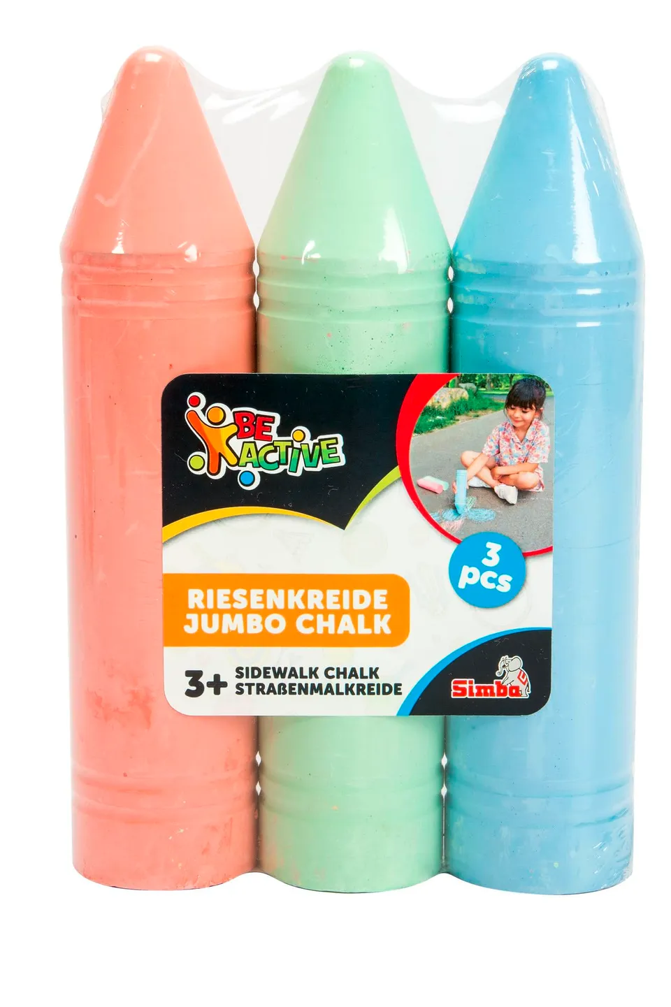 simba-art-fun-jumbo-stra-enmalkreide-3er-set image 1