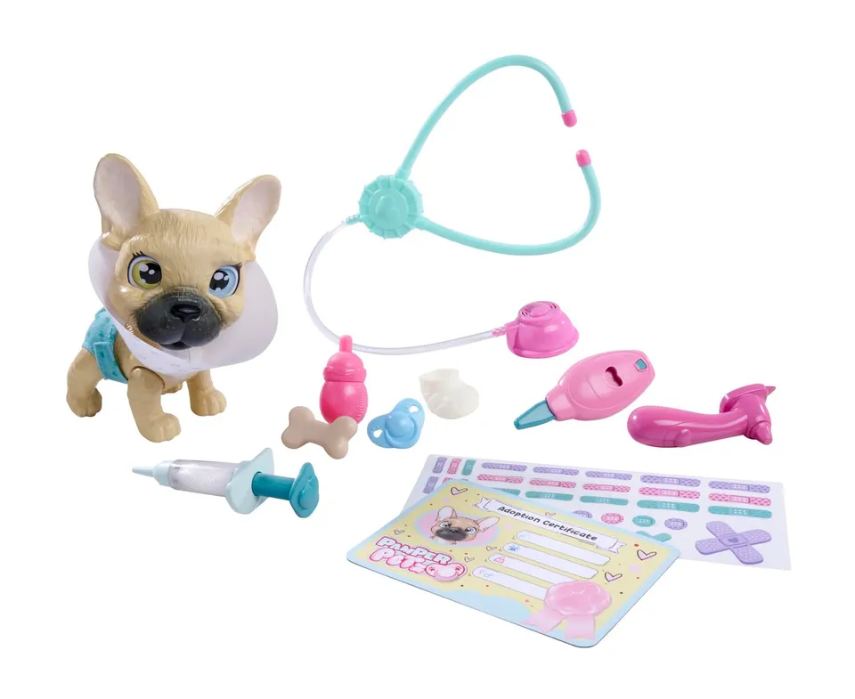 simba-pamper-petz-dog-doktor-frenchie-17-cm-mit-windel image 1