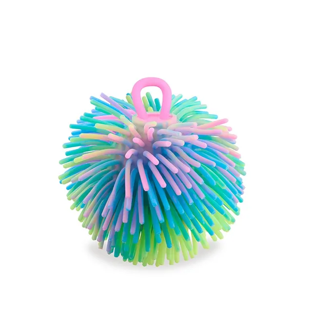 trendhaus-rainbow-power-wuschel-finger-ball-stressball-9-5-cm image 1