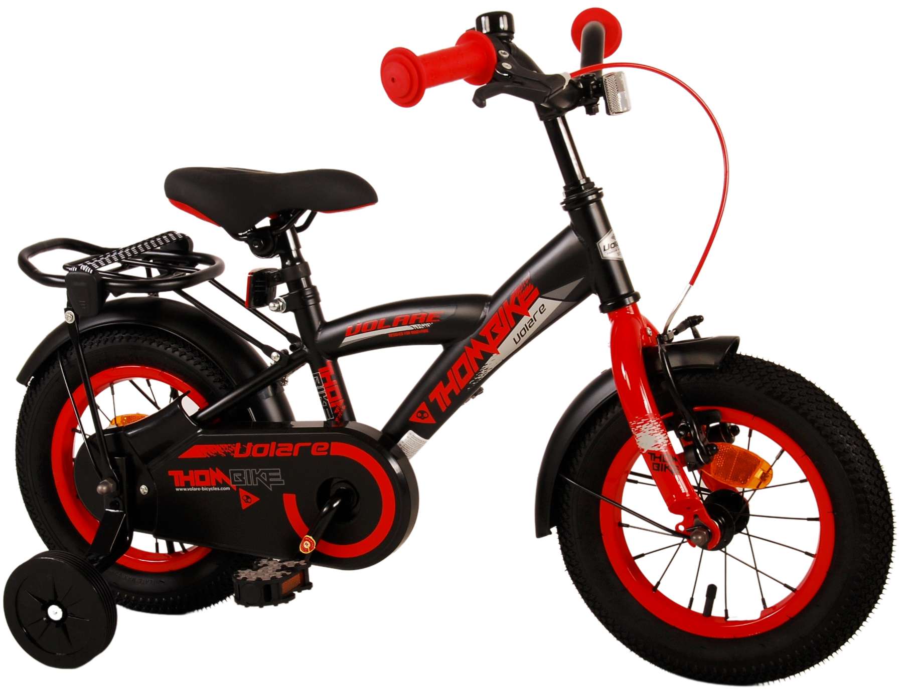 volare-thombike-12-zoll-kinderfahrrad-jungen-schwarz-rot-st-tzr-der image 2