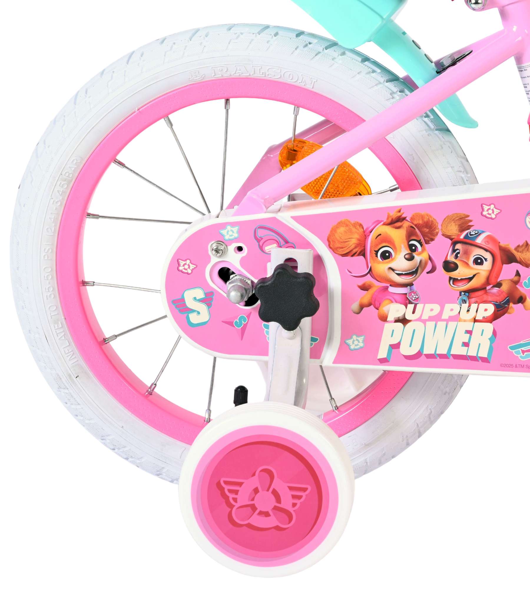 paw-patrol-14-zoll-kinderfahrrad-rosa-m-dchen-skye image 2