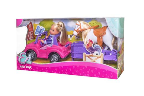 simba-evi-love-horse-trailer-puppe-jeep-pony-set image 8