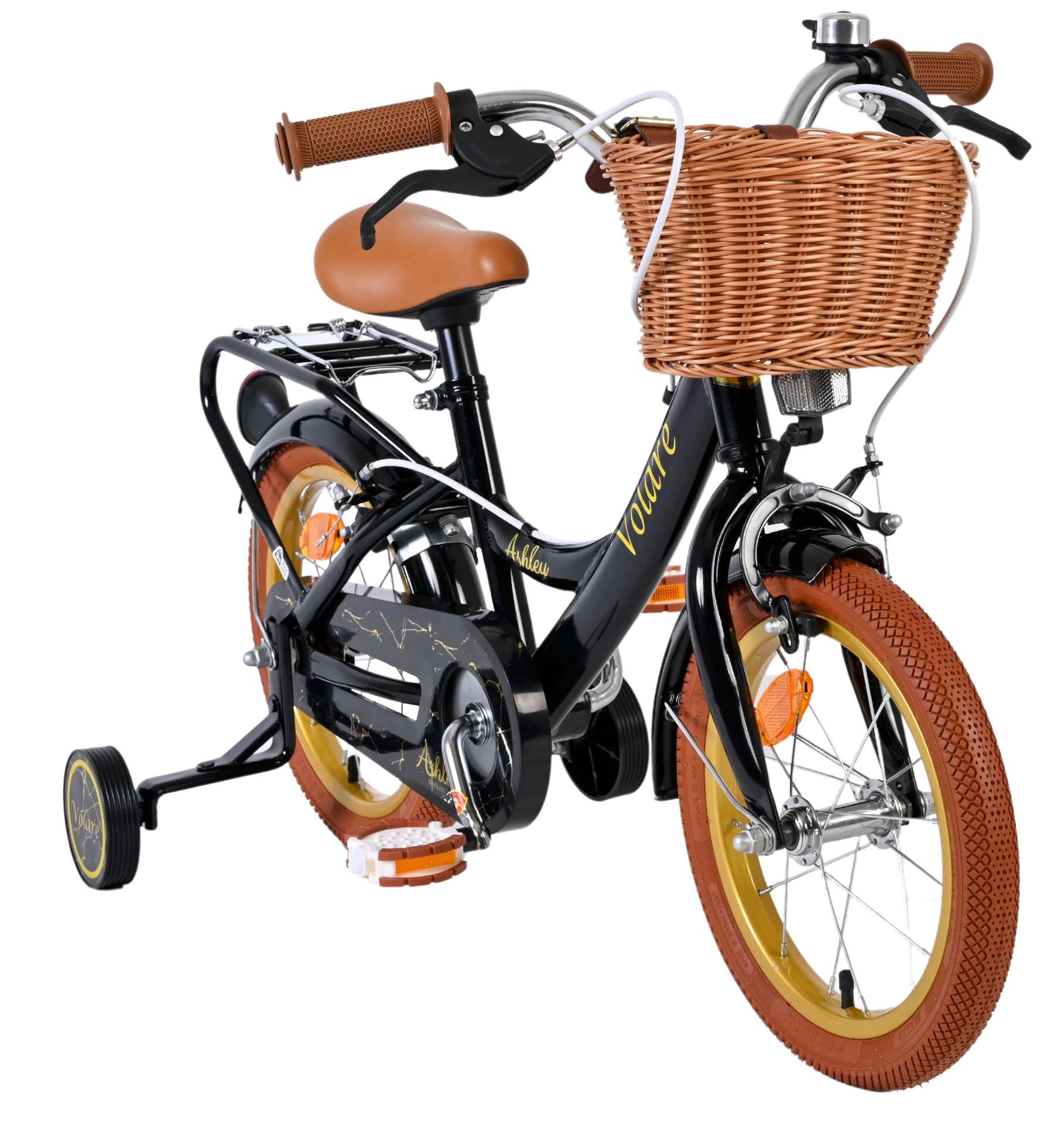 volare-ashley-14-zoll-kinderfahrrad-schwarz-mit-2-handbremsen image 5