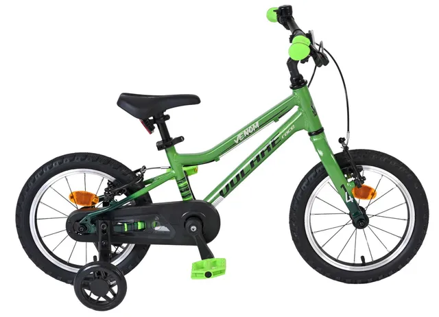 volare-venom-14-zoll-kinderfahrrad-gr-n-alu-mit-handbremsen image 1