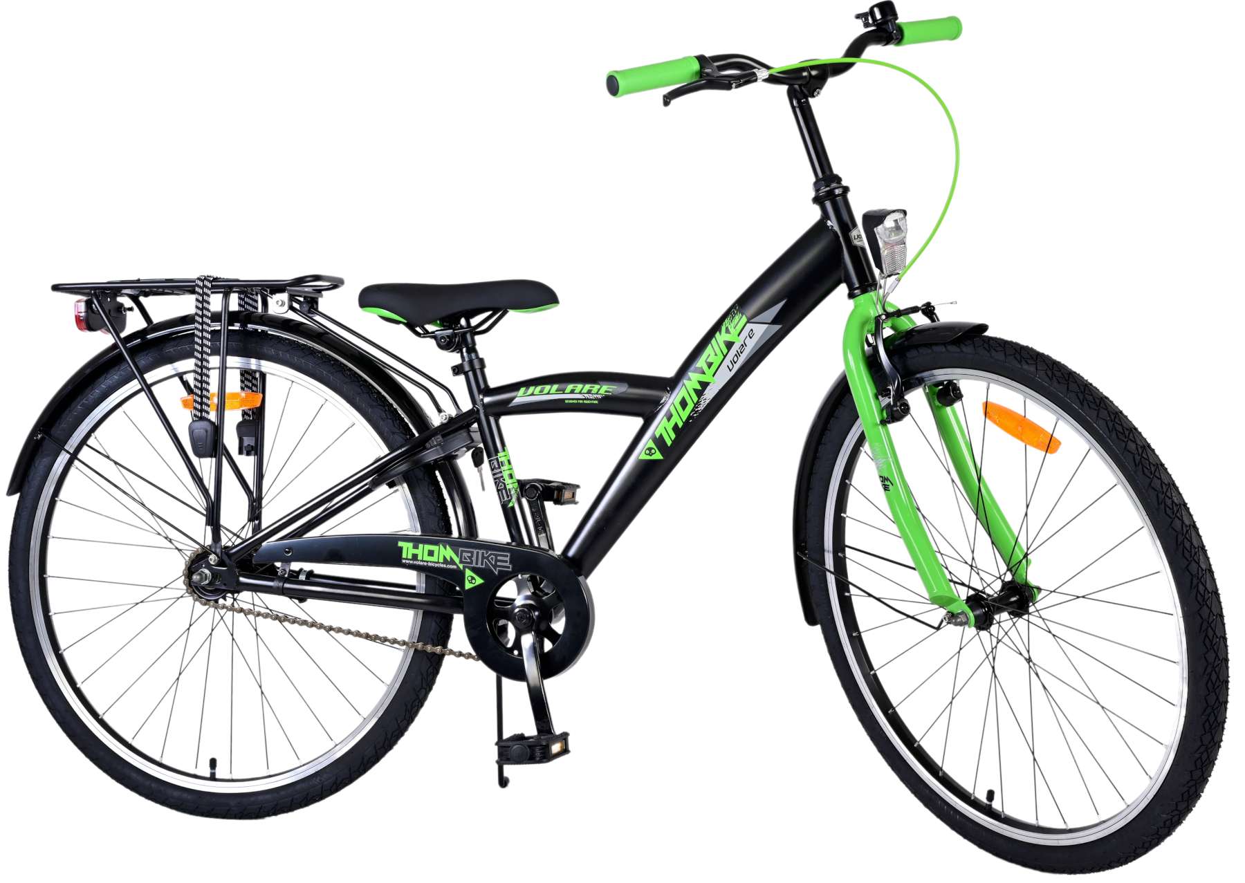 volare-thombike-26-zoll-jugendfahrrad-schwarz-gr-n image 3