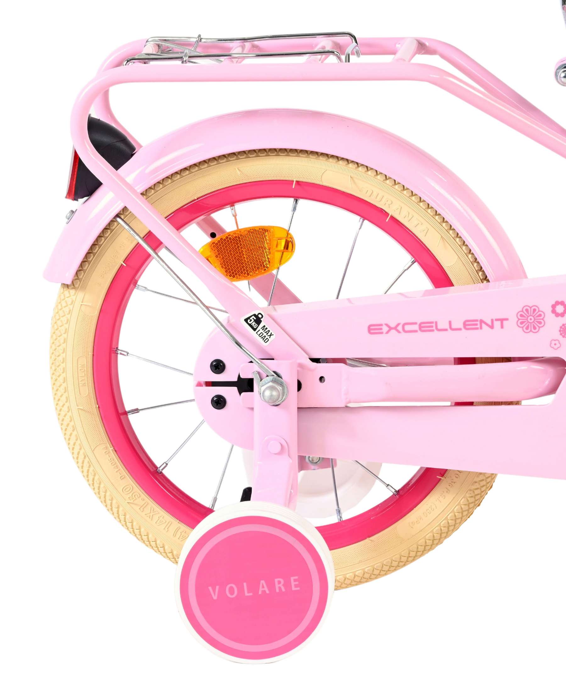 volare-excellent-14-zoll-m-dchenfahrrad-rosa-mit-korb image 2