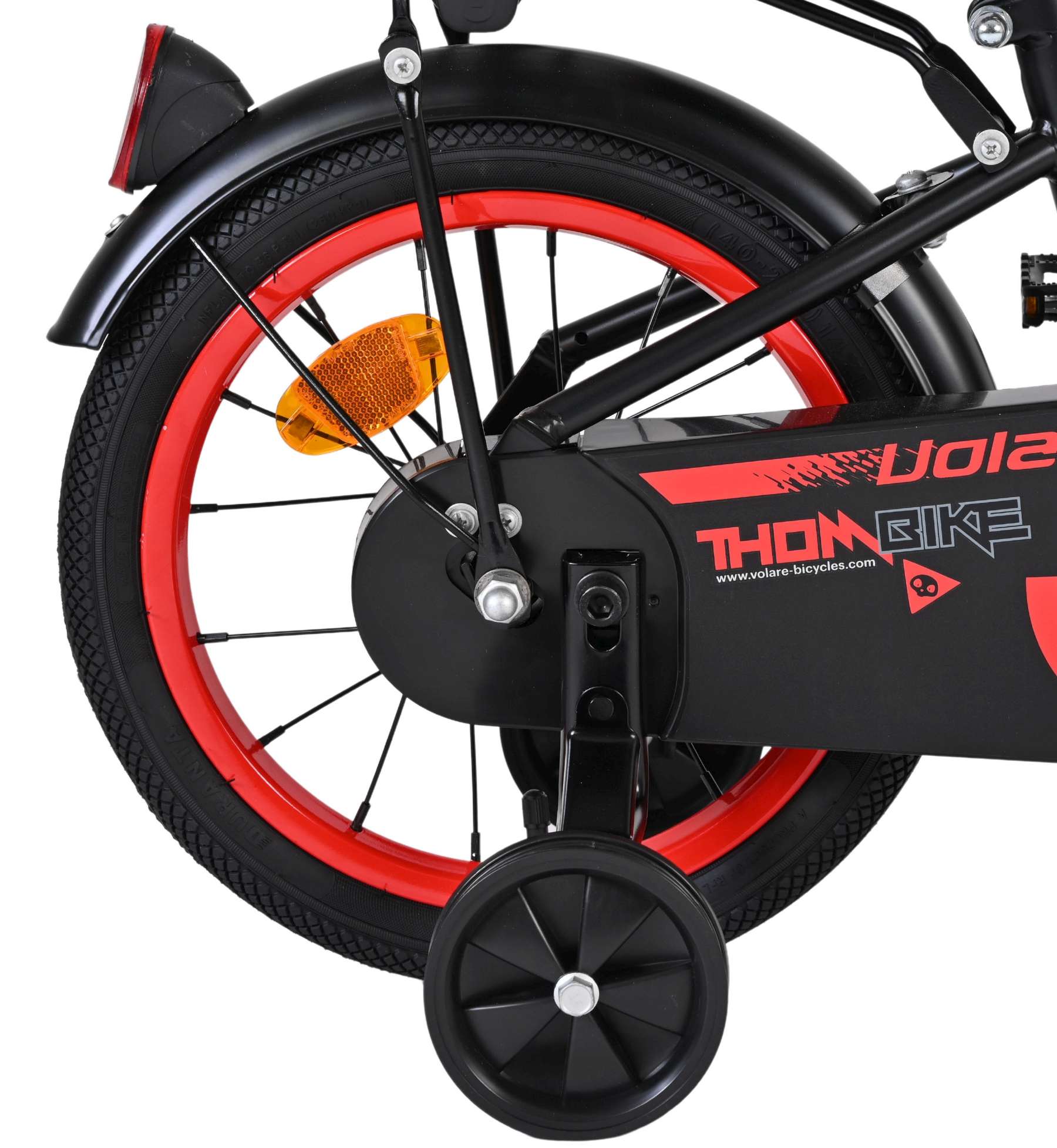 volare-thombike-14-zoll-jungenfahrrad-schwarz-rot-st-tzr-der image 2