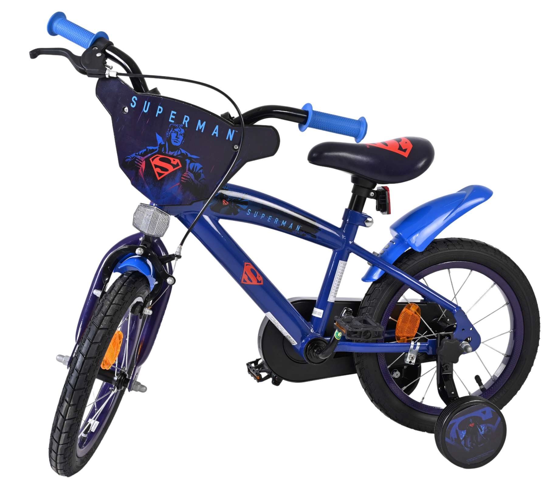volare-superman-14-zoll-kinderfahrrad-blau-jungen-st-tzr-der image 8