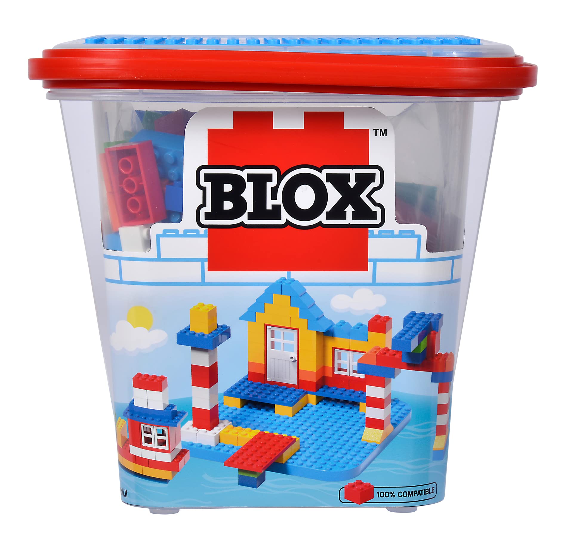 simba-blox-250-bausteine-im-eimer-mit-grundplatte image 8